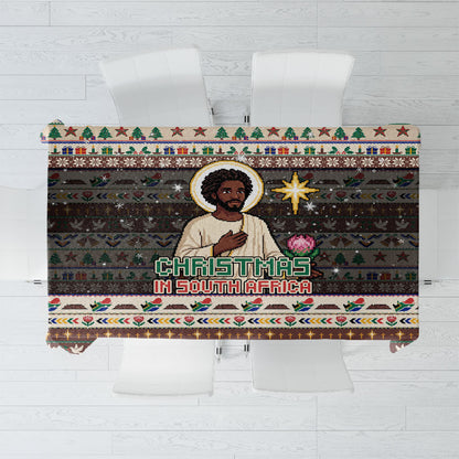 Christmas In South Africa Jesus Tablecloth South Africa Coat Of Arms Jesus Art
