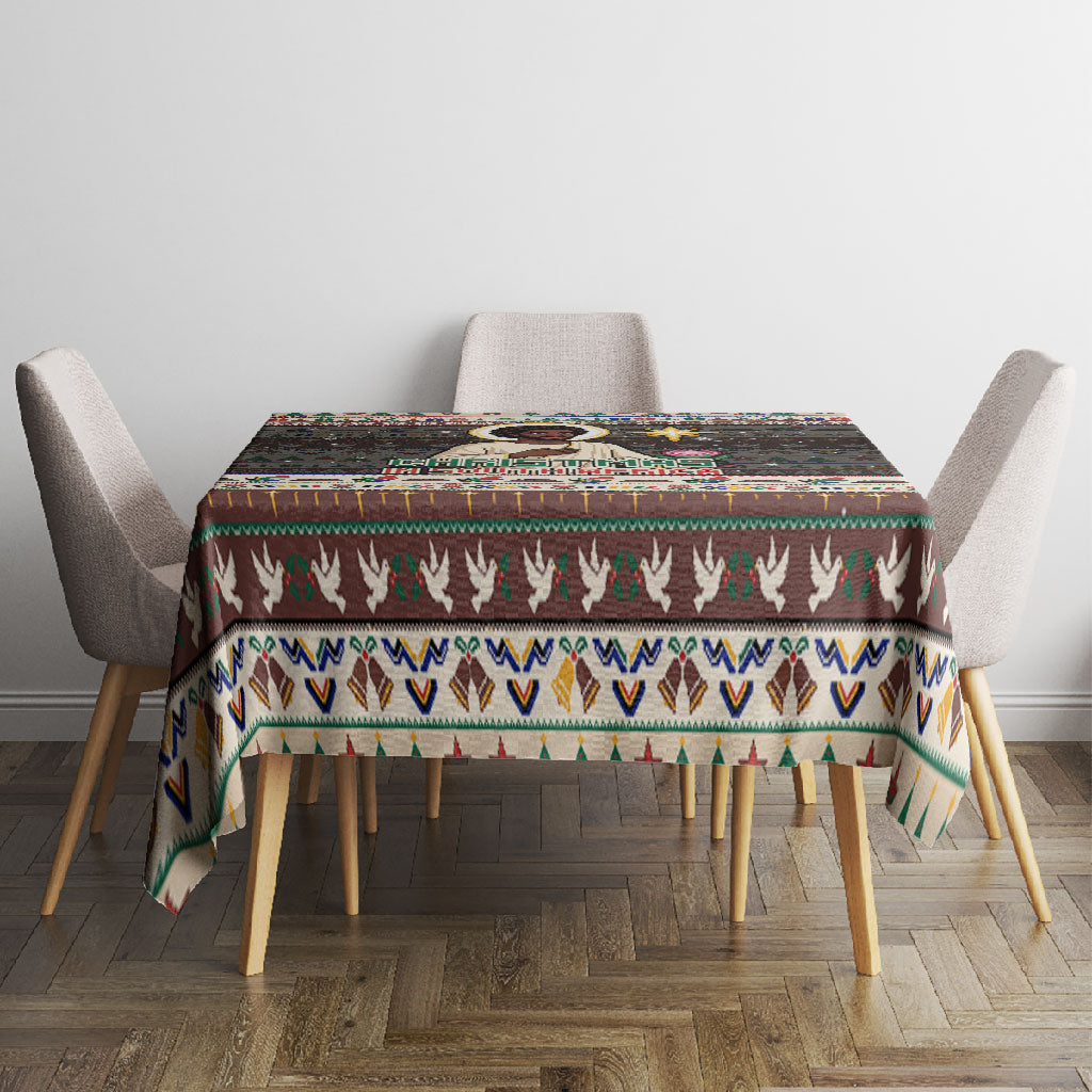 Christmas In South Africa Jesus Tablecloth South Africa Coat Of Arms Jesus Art