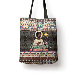 Christmas In South Africa Jesus Tote Bag South Africa Coat Of Arms Jesus Art