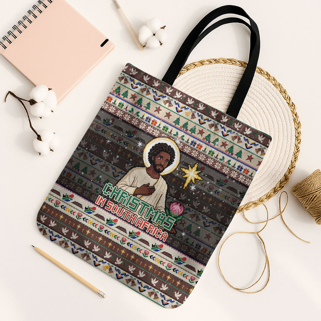 Christmas In South Africa Jesus Tote Bag South Africa Coat Of Arms Jesus Art