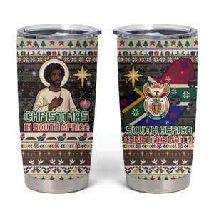 Christmas In South Africa Jesus Tumbler Cup South Africa Coat Of Arms Jesus Art