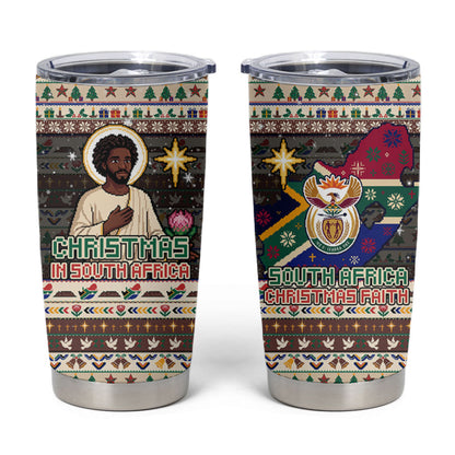 Christmas In South Africa Jesus Tumbler Cup South Africa Coat Of Arms Jesus Art