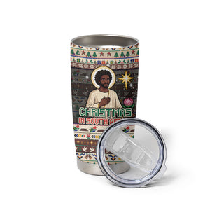 Christmas In South Africa Jesus Tumbler Cup South Africa Coat Of Arms Jesus Art
