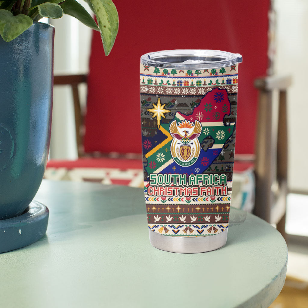 Christmas In South Africa Jesus Tumbler Cup South Africa Coat Of Arms Jesus Art