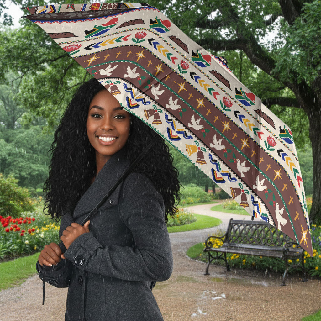 Christmas In South Africa Jesus Umbrella South Africa Coat Of Arms Jesus Art