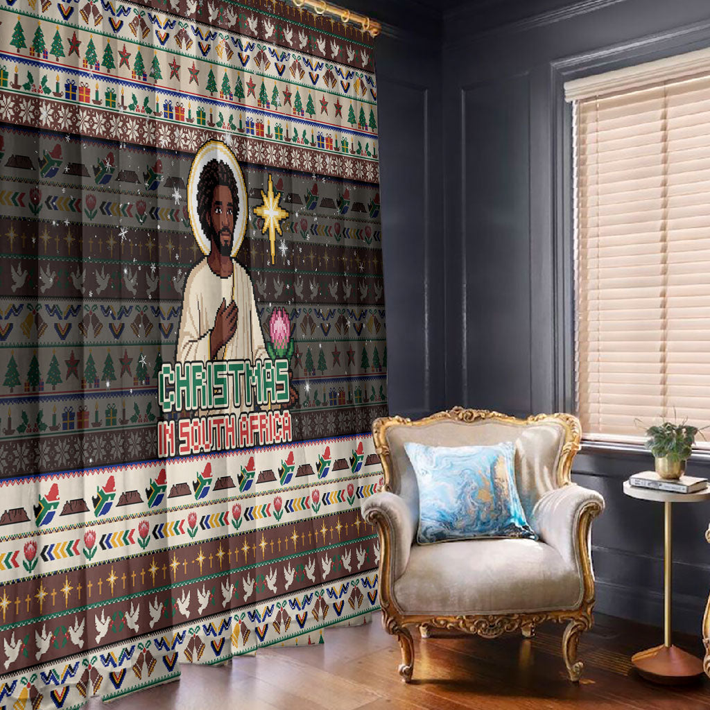 Christmas In South Africa Jesus Window Curtain South Africa Coat Of Arms Jesus Art