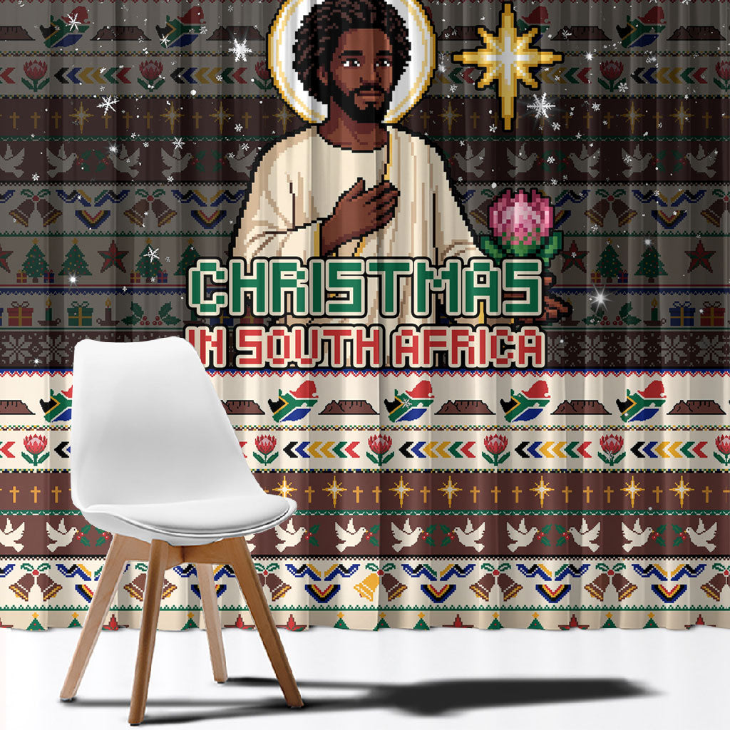 Christmas In South Africa Jesus Window Curtain South Africa Coat Of Arms Jesus Art