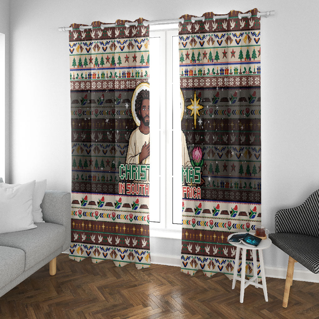 Christmas In South Africa Jesus Window Curtain South Africa Coat Of Arms Jesus Art