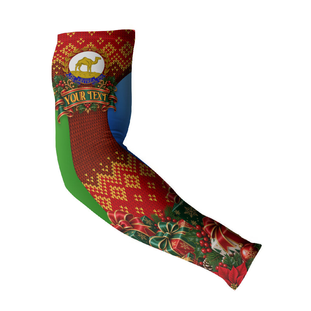 Personalized Eritrea Jesus Christmas Arm Sleeves Camel Emblem Ugly ...
