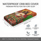 Personalized Eritrea Jesus Christmas Baby Bed Cover Camel Emblem Ugly Pattern Festive Holiday