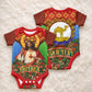 Personalized Eritrea Jesus Christmas Baby Onesie Camel Emblem Ugly Pattern Festive Holiday