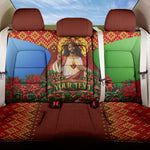 Personalized Eritrea Jesus Christmas Back Car Seat Cover Camel Emblem Ugly Pattern Festive Holiday