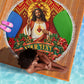 Personalized Eritrea Jesus Christmas Beach Blanket Camel Emblem Ugly Pattern Festive Holiday