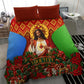 Personalized Eritrea Jesus Christmas Bedding Set Camel Emblem Ugly Pattern Festive Holiday