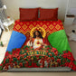 Personalized Eritrea Jesus Christmas Bedding Set Camel Emblem Ugly Pattern Festive Holiday