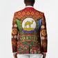 Personalized Eritrea Jesus Christmas Blazer Camel Emblem Ugly Pattern Festive Holiday