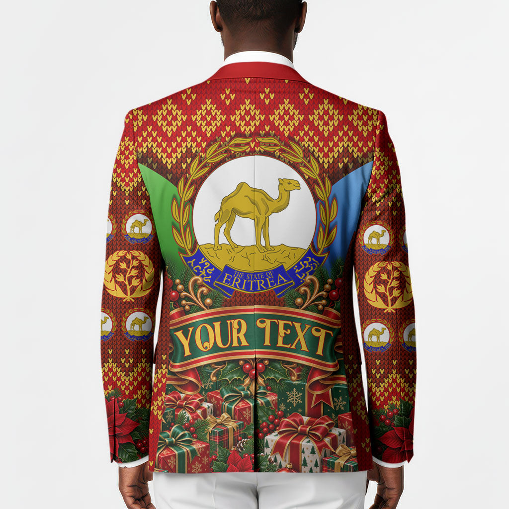 Personalized Eritrea Jesus Christmas Blazer Camel Emblem Ugly Pattern ...