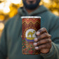 Personalized Eritrea Jesus Christmas 4 in 1 Can Cooler Tumbler Camel Emblem Ugly Pattern Festive Holiday