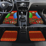 Personalized Eritrea Jesus Christmas Car Mats Camel Emblem Ugly Pattern Festive Holiday