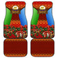 Personalized Eritrea Jesus Christmas Car Mats Camel Emblem Ugly Pattern Festive Holiday