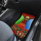 Personalized Eritrea Jesus Christmas Car Mats Camel Emblem Ugly Pattern Festive Holiday