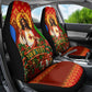 Personalized Eritrea Jesus Christmas Car Seat Cover Camel Emblem Ugly Pattern Festive Holiday