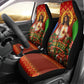 Personalized Eritrea Jesus Christmas Car Seat Cover Camel Emblem Ugly Pattern Festive Holiday
