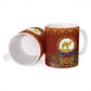 Personalized Eritrea Jesus Christmas Ceramic Mug Camel Emblem Ugly Pattern Festive Holiday