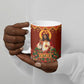 Personalized Eritrea Jesus Christmas Ceramic Mug Camel Emblem Ugly Pattern Festive Holiday