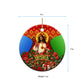 Eritrea Jesus Christmas Ceramic Ornament Camel Emblem Ugly Pattern Festive Holiday