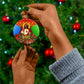 Eritrea Jesus Christmas Ceramic Ornament Camel Emblem Ugly Pattern Festive Holiday