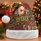 Eritrea Jesus Christmas Santa Hat Camel Emblem Ugly Pattern Festive Holiday