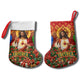 Eritrea Jesus Christmas Stocking Camel Emblem Ugly Pattern Festive Holiday