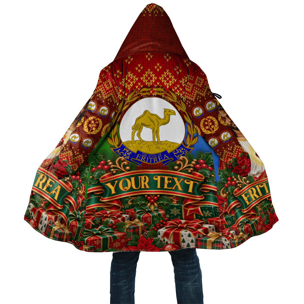 Personalized Eritrea Jesus Christmas Cloak Camel Emblem Ugly Pattern ...