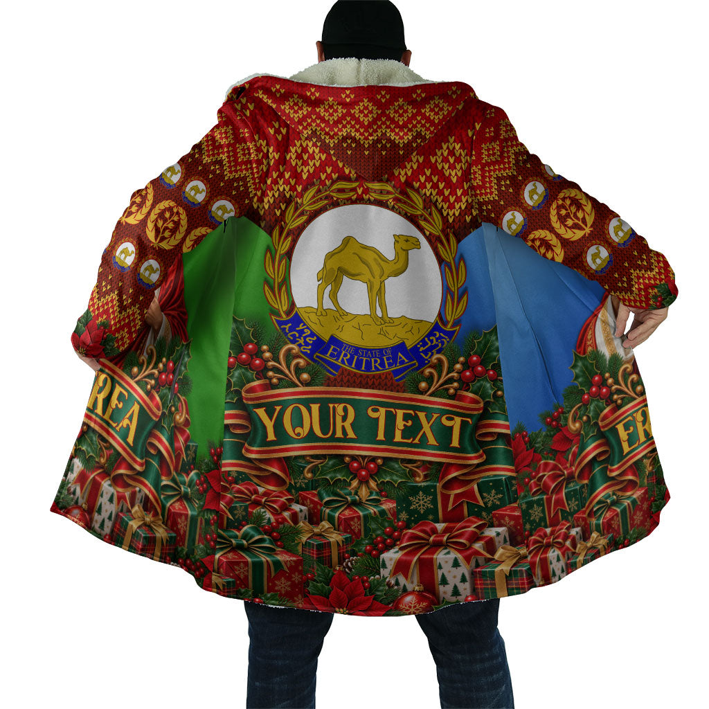 Personalized Eritrea Jesus Christmas Cloak Camel Emblem Ugly Pattern Festive Holiday
