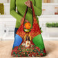 Personalized Eritrea Jesus Christmas Grocery Bag Camel Emblem Ugly Pattern Festive Holiday
