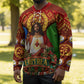 Personalized Eritrea Jesus Christmas Hockey Jersey Camel Emblem Ugly Pattern Festive Holiday