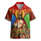 Personalized Eritrea Jesus Christmas Kid Hawaiian Shirt Camel Emblem Ugly Pattern Festive Holiday