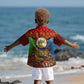Personalized Eritrea Jesus Christmas Kid Hawaiian Shirt Camel Emblem Ugly Pattern Festive Holiday