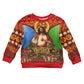 Personalized Eritrea Jesus Christmas Kid Ugly Christmas Sweater Camel Emblem Ugly Pattern Festive Holiday