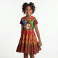 Personalized Eritrea Jesus Christmas Kid Short Sleeve Dress Camel Emblem Ugly Pattern Festive Holiday