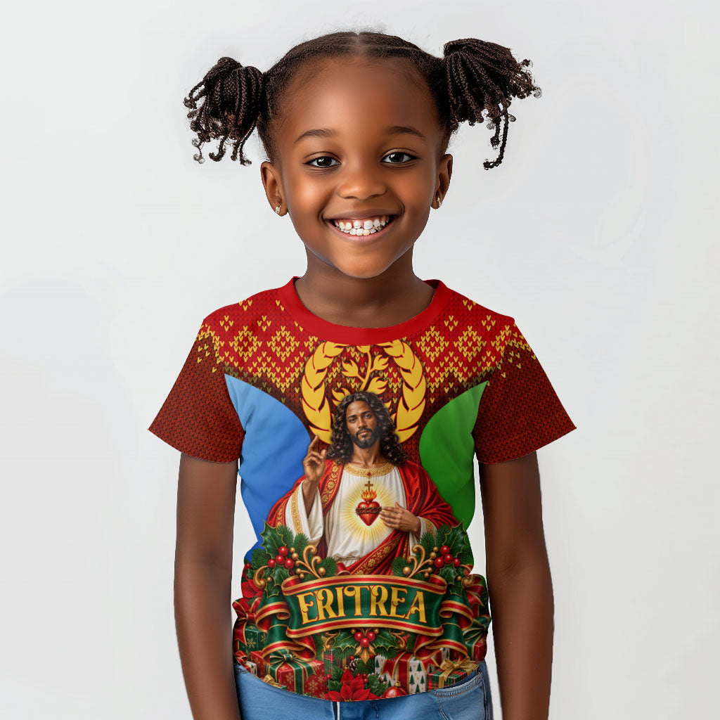 Personalized Eritrea Jesus Christmas Kid T shirt Camel Emblem Ugly ...