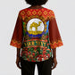 Personalized Eritrea Jesus Christmas Kimono Sleeve Blouse Camel Emblem Ugly Pattern Festive Holiday