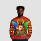 Personalized Eritrea Jesus Christmas Ugly Christmas Sweater Camel Emblem Ugly Pattern Festive Holiday