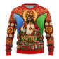 Personalized Eritrea Jesus Christmas Ugly Christmas Sweater Camel Emblem Ugly Pattern Festive Holiday