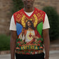 Personalized Eritrea Jesus Christmas Knitted V-Neck Vest Camel Emblem Ugly Pattern Festive Holiday