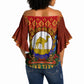 Personalized Eritrea Jesus Christmas Off Shoulder Wrap Waist Top Camel Emblem Ugly Pattern Festive Holiday