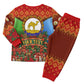 Personalized Eritrea Jesus Christmas Pajama Set Camel Emblem Ugly Pattern Festive Holiday