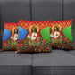 Personalized Eritrea Jesus Christmas Pillow Cover Camel Emblem Ugly Pattern Festive Holiday