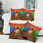 Personalized Eritrea Jesus Christmas Pillow Cover Camel Emblem Ugly Pattern Festive Holiday